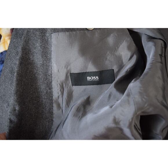 Boss Hugo Boss Hutson 2 US 40L Gray Virgin Wool Blend Colombo Two Button - Picture 6 of 8